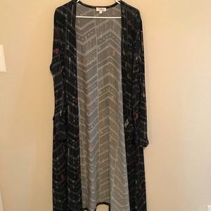 LuLaRoe Sarah size large long cardigan